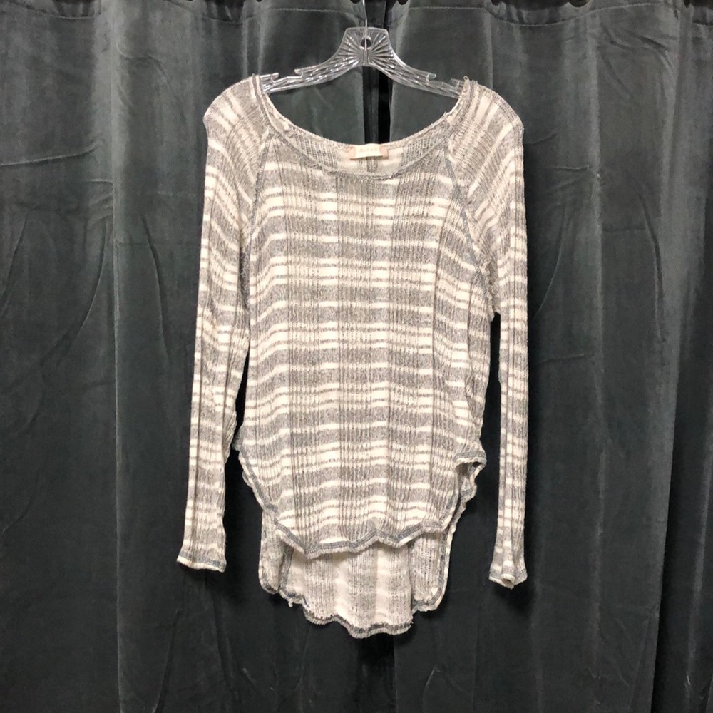 Altar’d State Grey and White Sweater